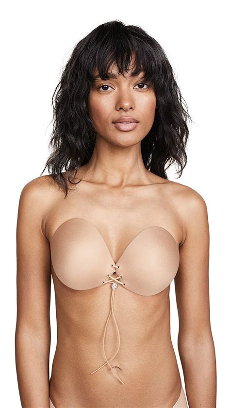 Womens Lace Up Adhesive Bra Clothing And Accessories