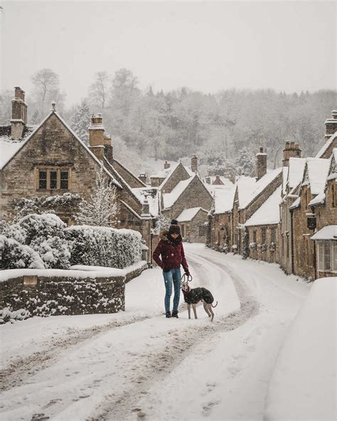 Winter Wonderland In The Cotswolds English Villages Covered In Snow