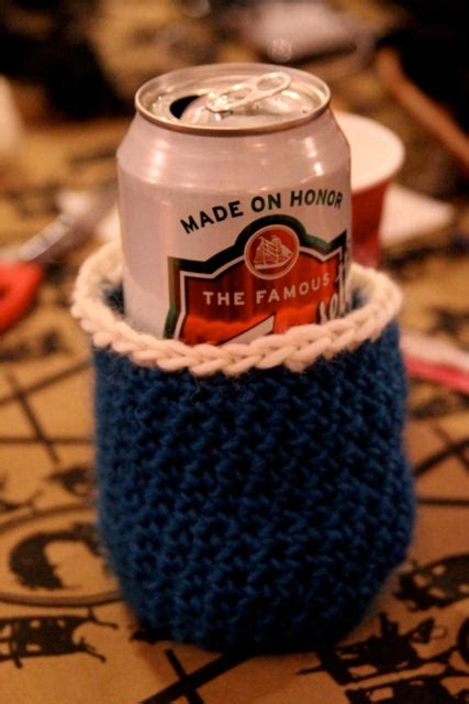 Weekend Recap Crocheting Gansett Wool Cozies Narragansett Beer