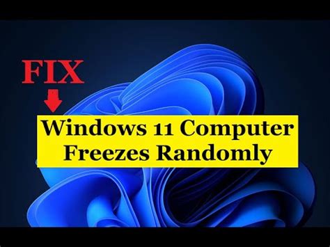 FIX Windows 11 Computer Freezes Randomly YouTube
