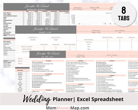Wedding Planning Excel Template