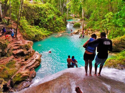 Blue Hole Ocho Rios And Martha Brea River Rafting Combo Tour Package