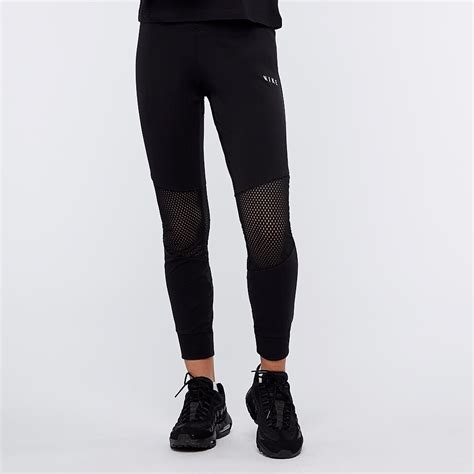 Womens Clothing Nike Sportswear Womens Essential Legging Mesh Black