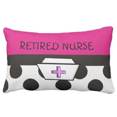 Retired Nurse Decorative Pillow Decorative Pillows Nurse Retirement Ts Pillows