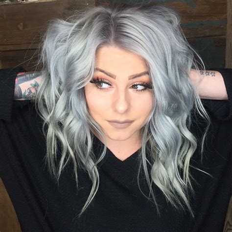 24 dyed hairstyles you need to try silver hair color hair styles hair inspiration