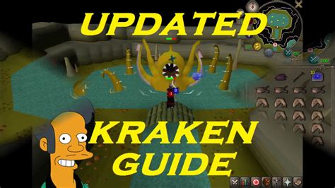 Updated Osrs Kraken Guide New Location Youtube