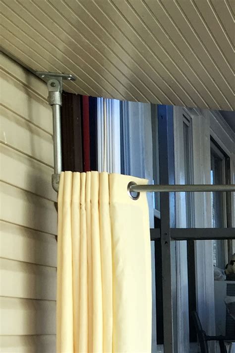 Ceiling Curtain Rods Homedecorite