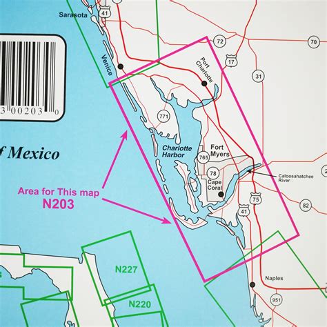 N203 Charlotte Harbor Top Spot Fishing Maps Free Shipping All