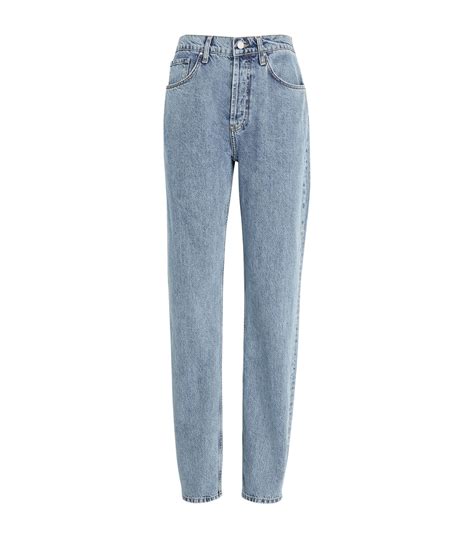 Anine Bing Blue Frances Straight Jeans Harrods Uk