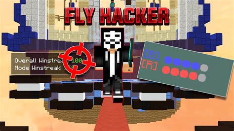 Beating Fly Hacker Sniper On A Winstreak Hypixel The Bridge Youtube