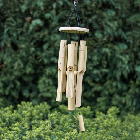 Bamboo Wind Chimes Wooden Chimes Eco Friendly Hanging Decoration