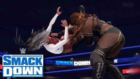 WWE 2K22 MADISON (W/ RHEA RIPLEY AND RECKONING) VS NIA JAXS| SMACKDOWN