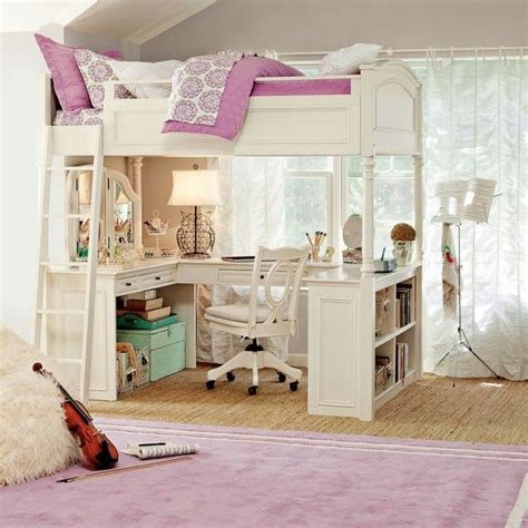Of weight capacity and super sturdy beds, the entire family can get into bed for bed time stories. Teen Girls Loft Bed With Desk - http://www.elenecassis.com ...