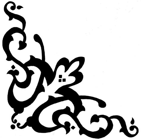 Langkah assalamu'alaikum izin download ya suhu, izin untuk perlombaan mewarnai kaligrafi tingkat mi. Contoh Ornamen bentuk menyudut simetris (motif tumbuhan ...