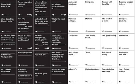 Search the world's information, including webpages, images, videos and more. Cards Against Humanity, a nasty, funny, CC-licensed card-game / Boing Boing