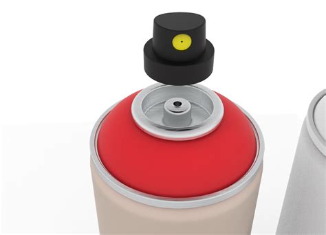 Stl File Spray Paint Can Fat Cap Aerosol Paint Can・3d Printable