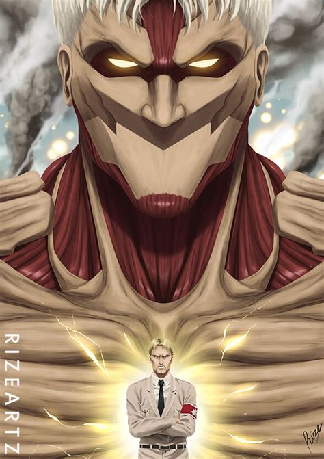 Artstation Reiner Braun Armored Titan Attack On Titan