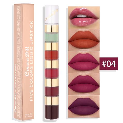 In Matte Lipstick Kit Combo Strip Velvet Sexy Red Lip Tint Non Stick Cup Lip Gloss Lip Oil