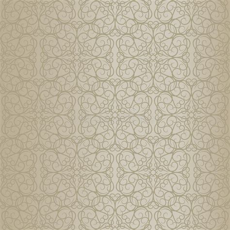 Beige Baroque Pattern Stock Vector Illustration Of Ornament 44017954