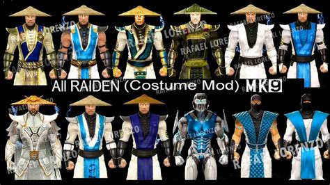 Mortal Kombat Raiden Dlc Mk Costume Skin Pc Mod Mk9 Komplete Edition