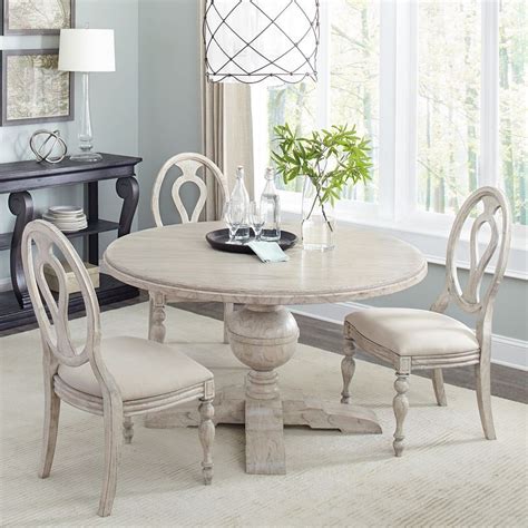 Which brand has the largest assortment of white dining room sets at the home depot? Homestead 48 Inch Round Dining Room Set (Linen) Hekman ...