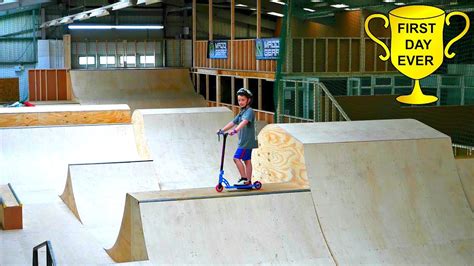 Brand New Indoor Skatepark Youtube
