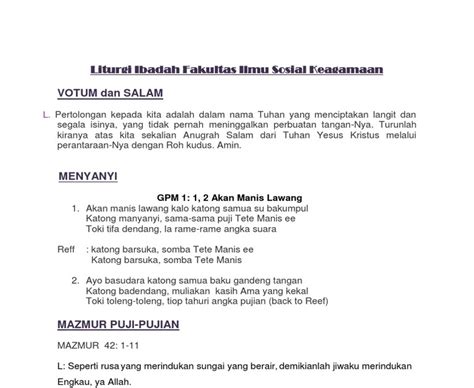 Maybe you would like to learn more about one of these? Votum & Salam Ibadah Kristen ~ Ibadah Paskah Firman Tuhan ...