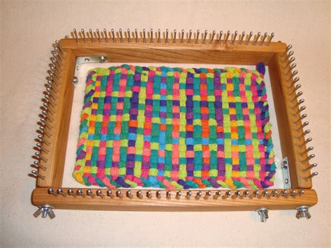 Oblong Potholder Weaving Loom Uses Traditional And By Cottagelooms