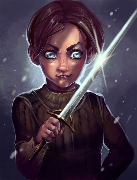 Cool Digital Art Of Arya By Avionetca Game Of Thrones Fan Art Arya