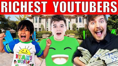 Richest Youtubers 2022 How Much Money Do Youtubers Make Youtube