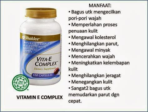 Manfaat Vitamin E Shaklee
