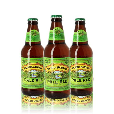 Sierra Nevada American Pale Ale 355ml Bottles 50 Abv 12 Pack