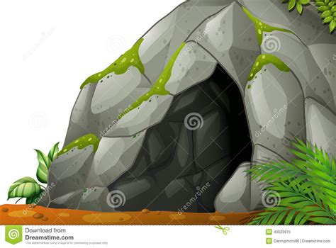 Cave Stock Vector Image 43523975