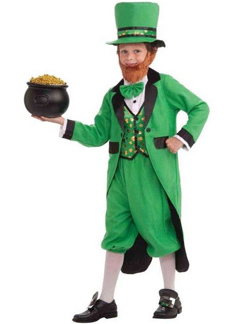 Leprechaun Boys Fancy Dress Costume St Patricks Day Kids Costume