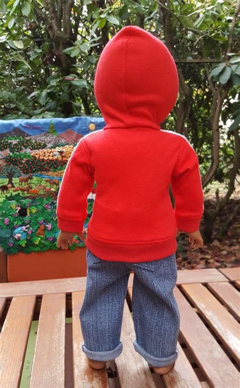 hoodie 18 inch doll clothes pattern pdf download