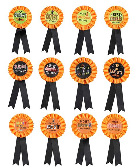 Buy Halloween Costume Contest Award Ribbons Party Decorations Trick