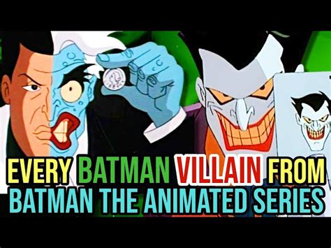 Batman Cartoon Villains