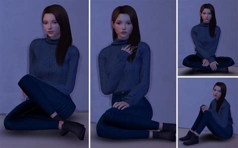 Model Sitting Poses At Lutessa Sims 4 Updates