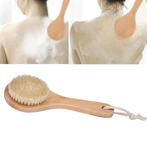 Mgaxyff Bath Brush Soft Brush Hair Body Skin Cleansing Short Handle Shower Massage Brush Bath