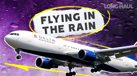 How Planes Fly In The Rain Youtube