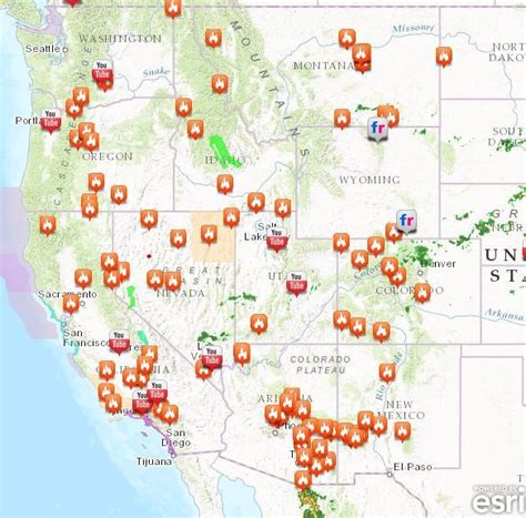 Wildfires Blaze Through Western Us And Canada The National La