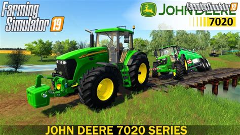 Tractor John Deere 7020 Series V20 For Fs19
