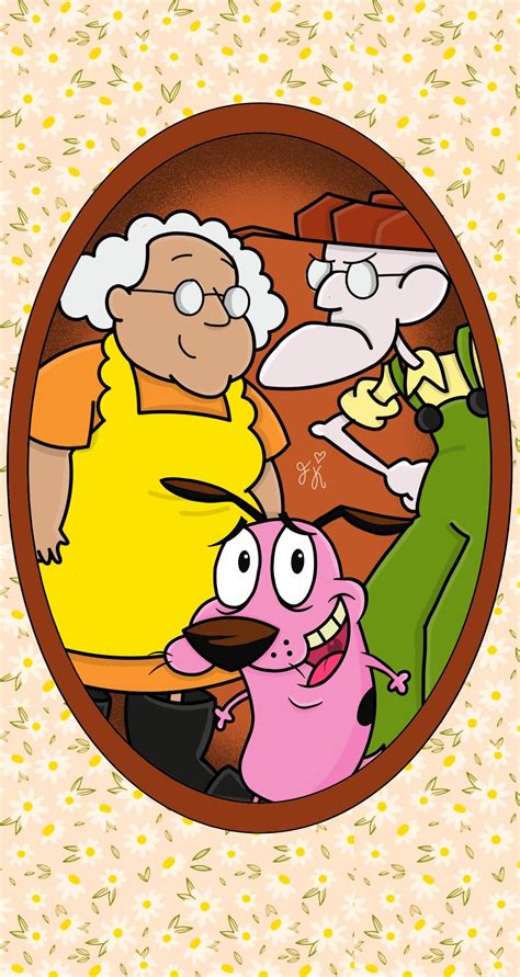 Coraje El Perro Cobarde In 2023 Cute Cartoon Wallpapers Mini Canvas