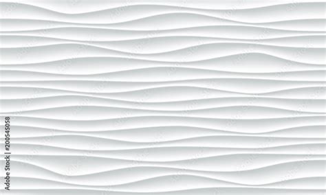 White Wave Pattern Background With Seamless Horizontal Wave Wall