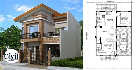 Modern House With Plan Details Engineering Discoveries