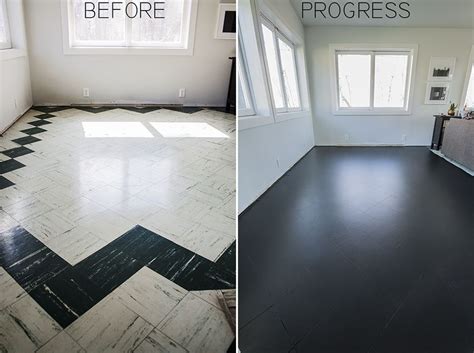 Tile can also be classy. Painting The Living Room Floor Tiles Part I pertaining to ...