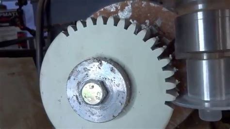 Gear Cutting Wizard On 4 Axis Mill Youtube