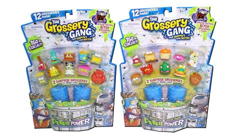 The Grossery Gang Series 3 Putrid Power 12 Packs Unboxing Toy Review
