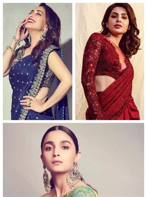 Celeb Inspired Experimental Saree Looks For This Diwali Times Of India