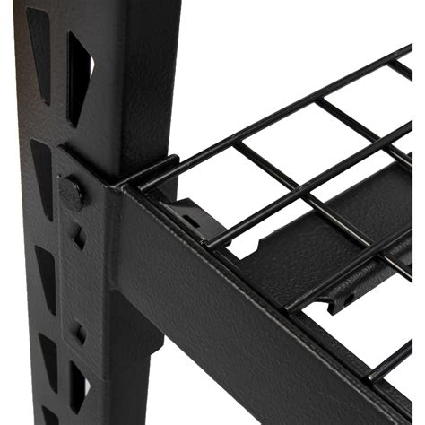 Best Reviews Of 😉 Dewalt 4 Ft Tall Black Frame 3 Shelf Steel Wire Deck